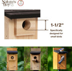 Nature's Way Bird Products CWH3 Cedar Bluebird Box House