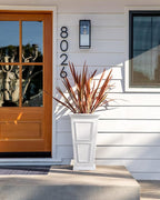 Veradek Brixton Series Tall Planter - Large Outdoor Planter for Front Porch/Patio | Crack-Resistant Plastic for All-Weather Use | Classic Estate Design for Tall Plants, Flowers, Trees