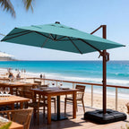 9' x 12' cantilever patio umbrella rectangle outdoor, main product view