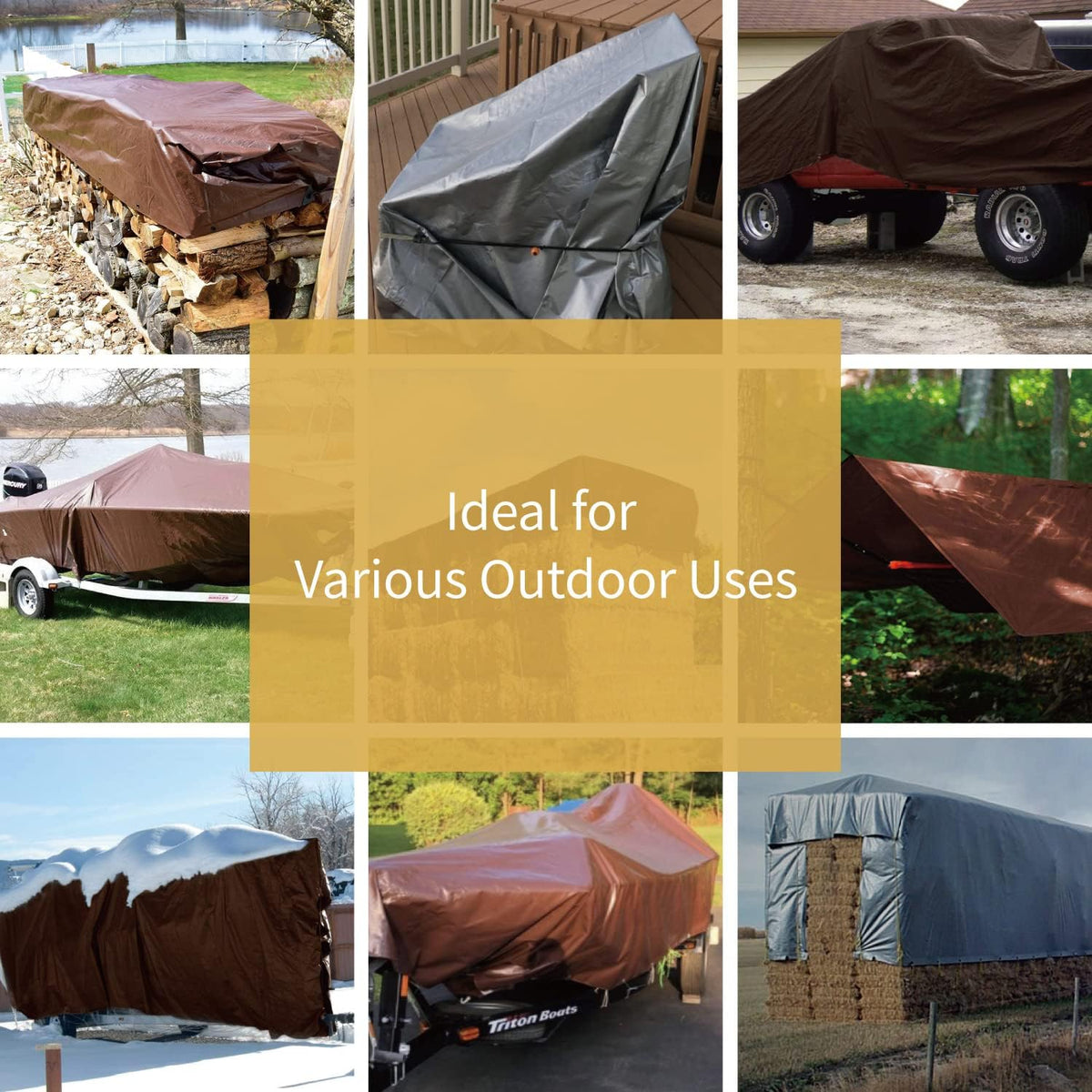 guard shield tarps heavy duty waterproof 20x40 feet, package contents