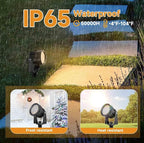 Warm White Spot Lights, Outdoor 3000K LED Spotlights, Outside Landscape Lighting IP65 Waterproof Garden Uplights for Lawn Front Porch Driveway Decorative, 4 Lights