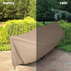 Hammock Cover, Water-Resistant Polyester Hammock Stand Cover for 11-12ft Stand, Brown