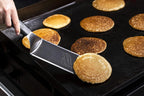 Blackstone 5550 Extra Long Griddle Spatula, Set of 2 | Heavy-Duty Stainless Steel, Non-Slip Plastic Handle, Heat Resistant, Dishwasher Safe
