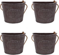 ganazono wall hanging flowerpot 4-pack 6.69x5.51x12.59in iron art, main product view