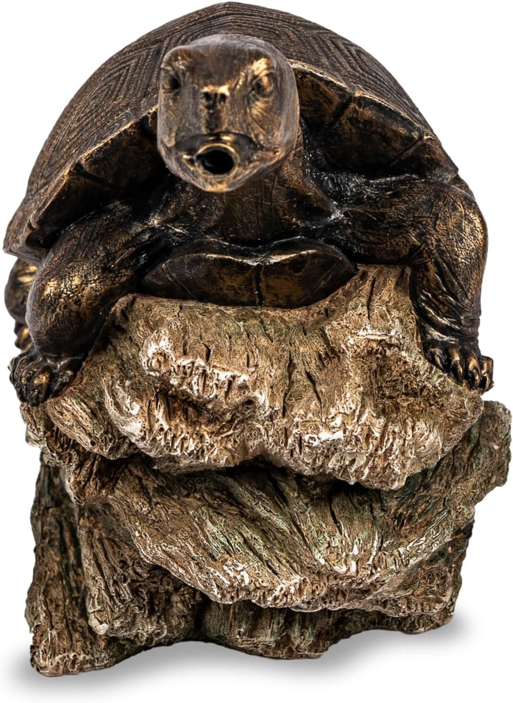 Aquascape Turtle On Log Spitter Fountain for Pond and Garden, 78371