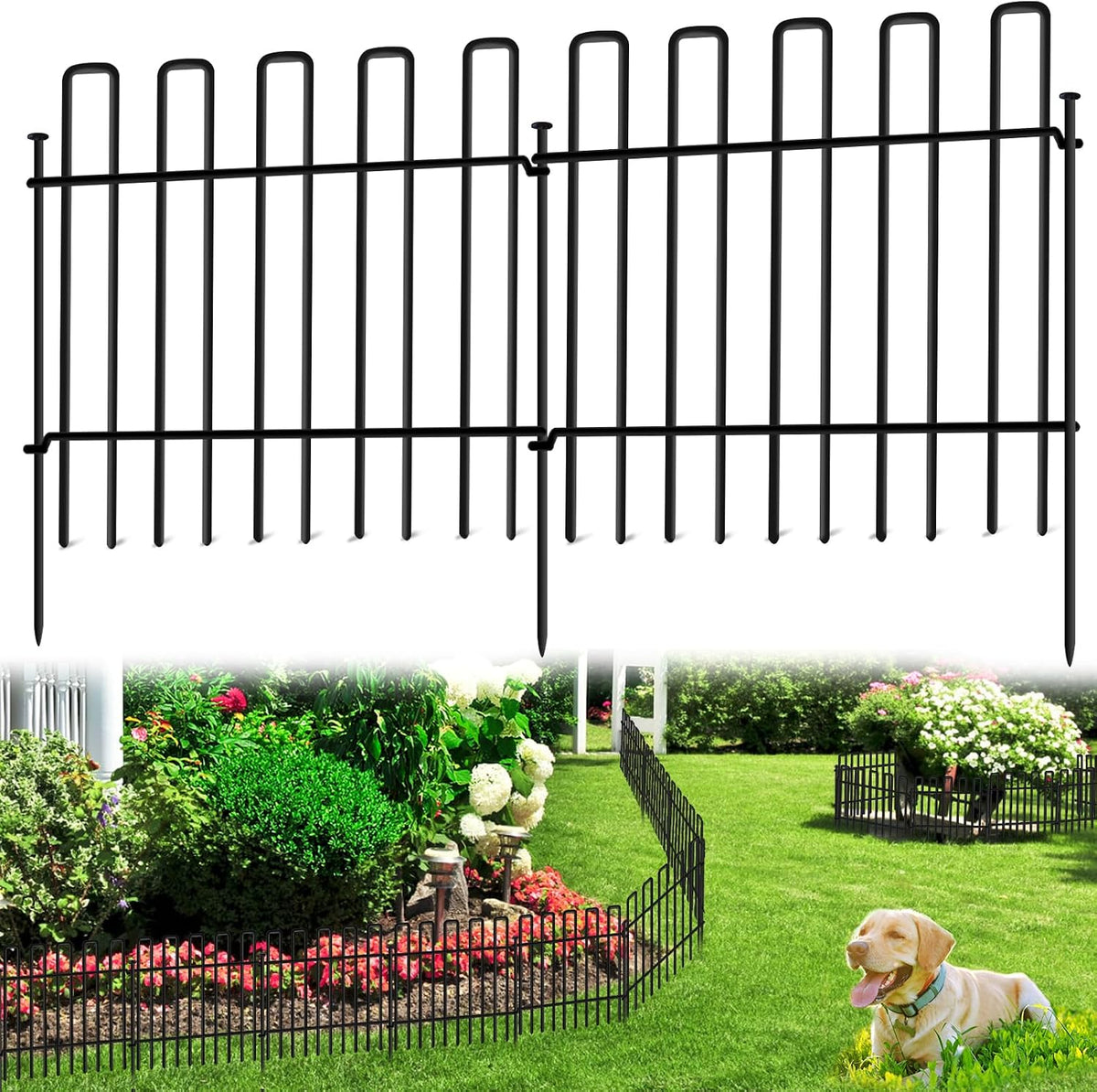 26 panels no dig animal barrier fence, 13in(h), main product view