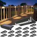 volisun solar deck lights 16 pack, bright warm, main product view