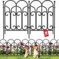 amagabeli 10 panels 17in(h)×10ft(l) decorative garden fences and, main product view