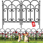 amagabeli 10 panels 17in(h)×10ft(l) decorative garden fences and, main product view