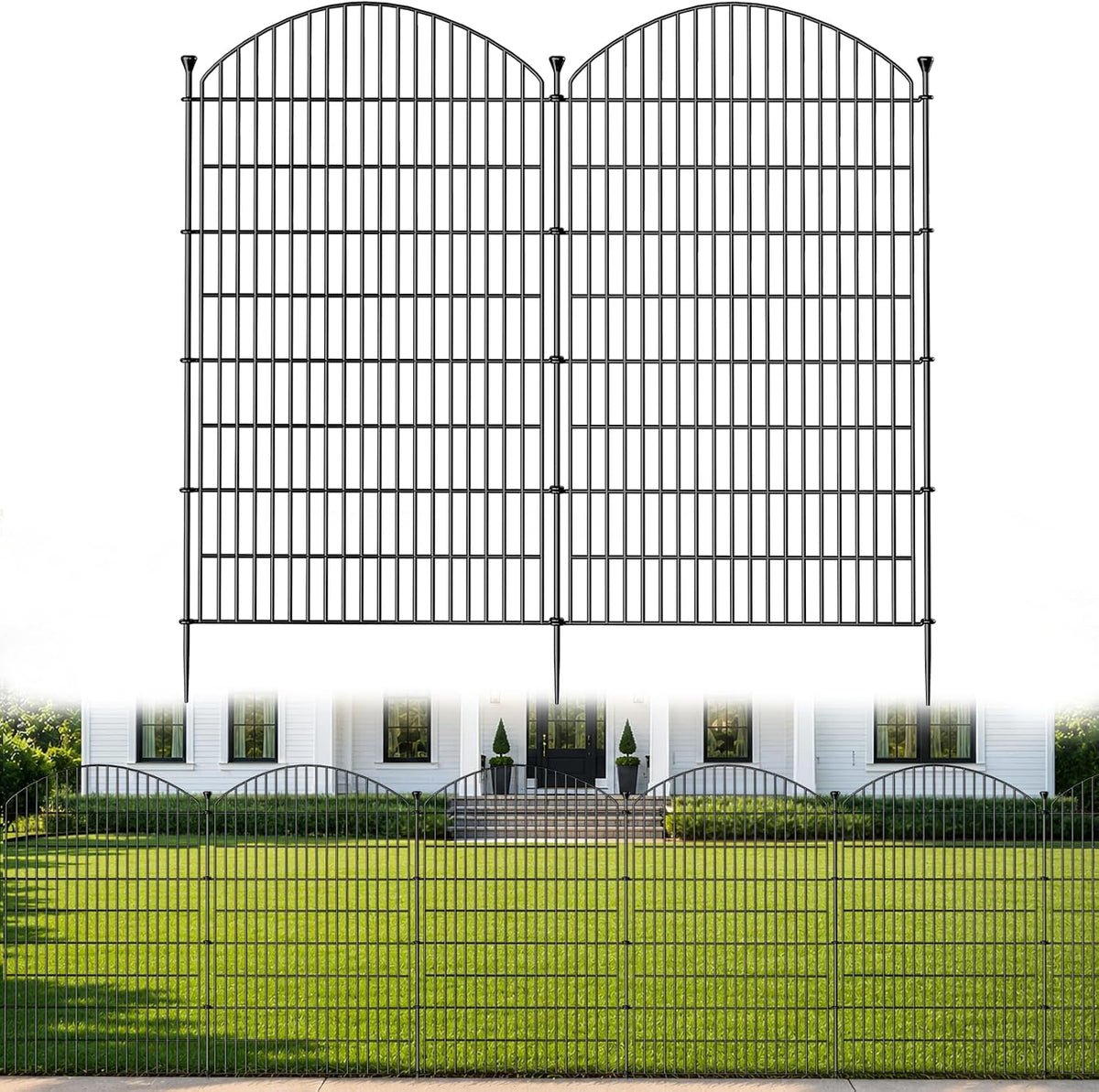 no dig garden fence panels, dog fence outdoor, main product view