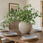 hyeflora 5pcs artificial eucalyptus leaves stem plants for, main product view