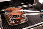 Broil King 64032 Stainless Steel Baron 16-Inch Barbecue Tong with Silicone Grip, Stainless Steel and Black