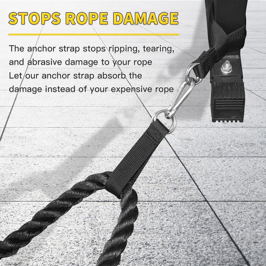 4 PCS Short Straps Tree Swing Straps Hanging Kit, with Carabiners, Heavy Duty Suspension Kits for Gym Fitness Cable Machine Extension, Hanging Pulleys, Rings,Hammock Tree Straps