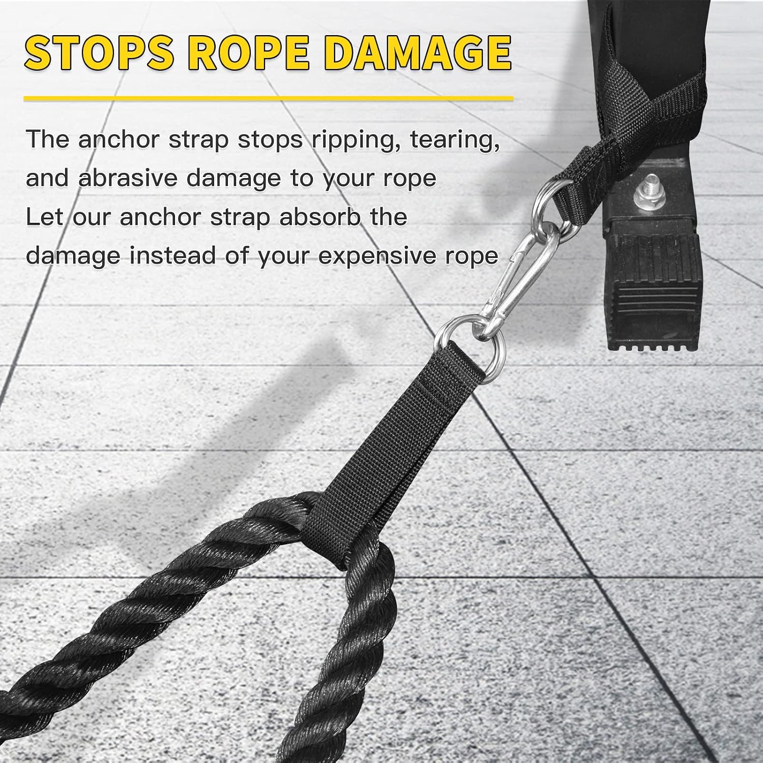 4 PCS Short Straps Tree Swing Straps Hanging Kit, with Carabiners, Heavy Duty Suspension Kits for Gym Fitness Cable Machine Extension, Hanging Pulleys, Rings,Hammock Tree Straps