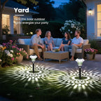 Solar Pathway Lights Garden Decor for Yard, Solar Garden Lights for Outside Waterproof Landscape Lighting, Garden Decorative for Walkway, Driveway, Yard, Landscape, Lawn (8 Pack Cold White)