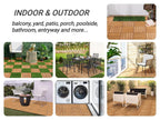 yaheetech 27pcs interlocking deck tiles outdoor patio floor shown in use