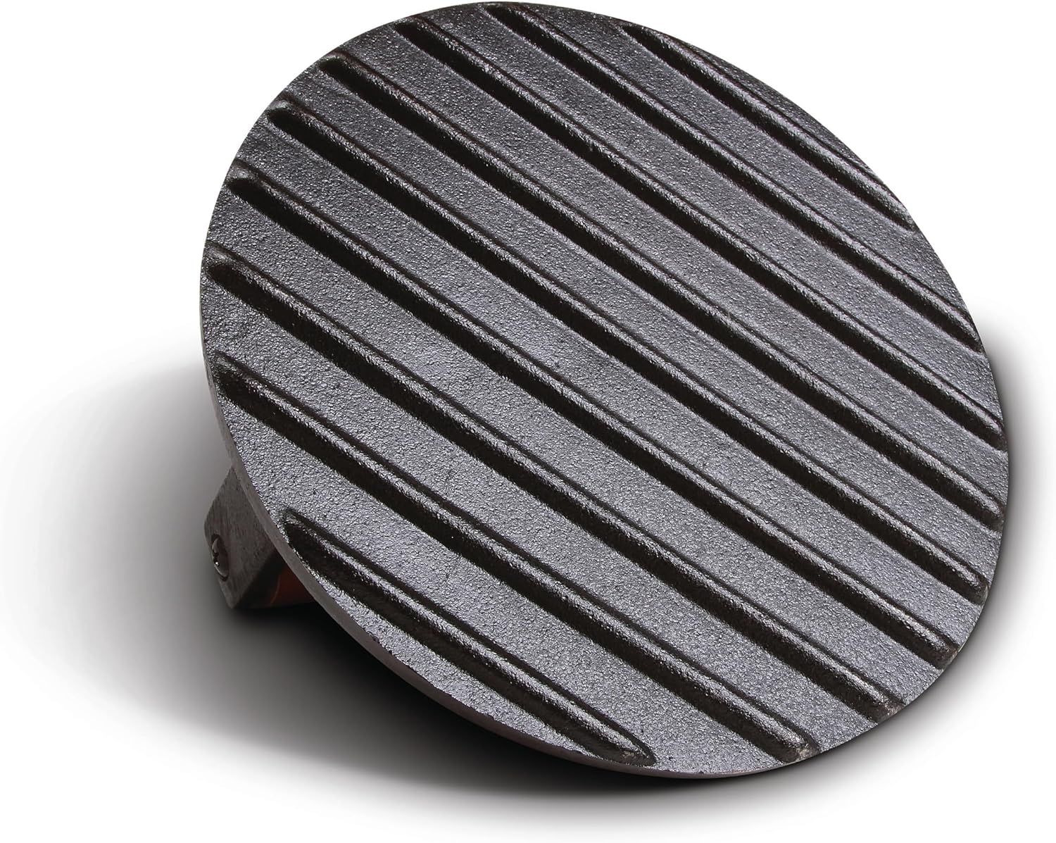 Jim Beam JB0158 Black Cast Iron Burger Press - 7'' Heavy Duty Burger Press with Solid Wood Handle