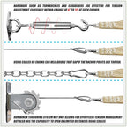 ColourTree TAPR1616 Custom Size 20' x 23' White Sun Shade Sail Canopy UV Block UPF50 Rectangle - Commercial Standard Heavy Duty - 190 GSM - 3 Years Warranty