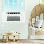 hisense 10,000 btu window air conditioner, wi-fi smart, front angle view