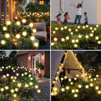 Solar Firefly Lights Outdoor, 8 Pack, Warm White, Swaying, Waterproof, Garden Decor for Yard Patio Pathway Lawn, Gardening Gifts