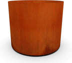 PLANTERCRAFT Corten Steel Metal Planter Box, Round Sizes, Modern Garden Steel planters for Commercial and Residential Outdoor Use.