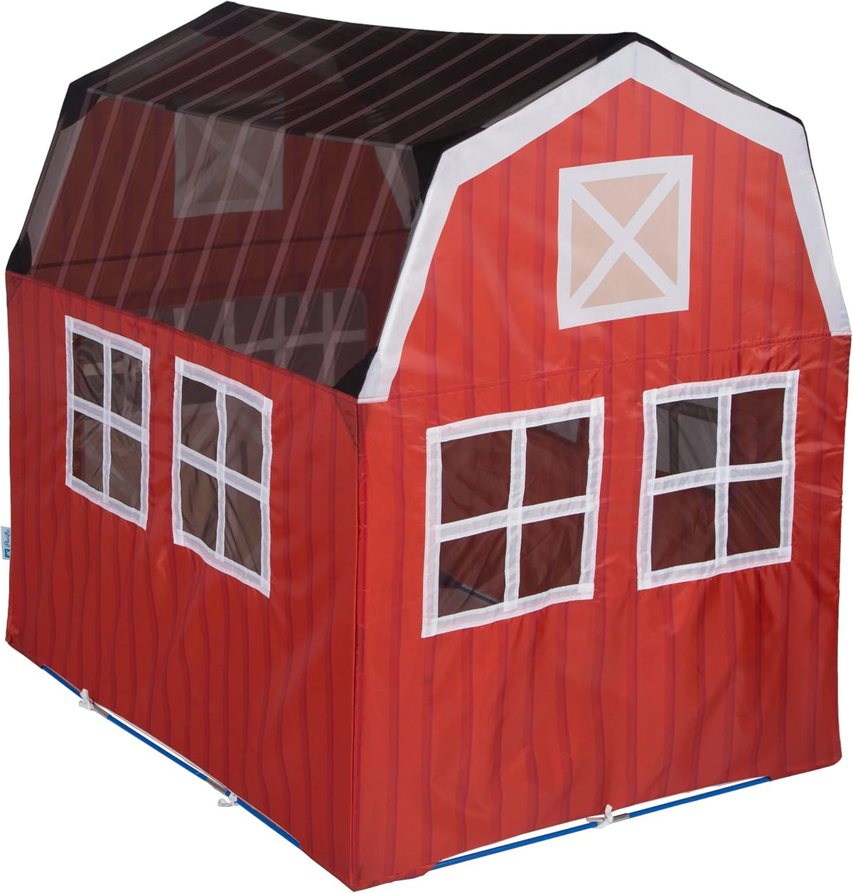 pacific play tents 60810 barnyard playhouse tent, 48" on a desk or shelf
