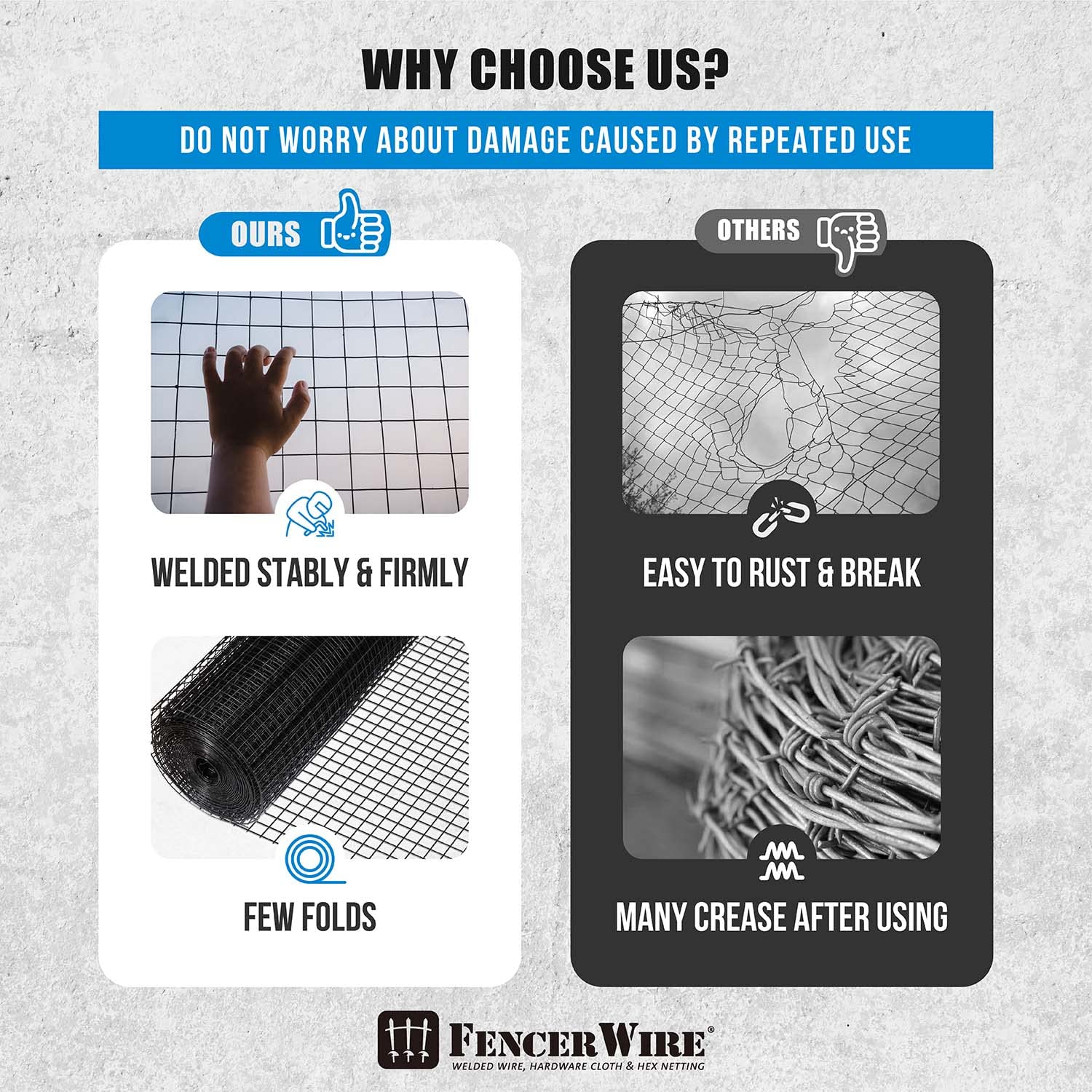 Fencer Wire 16 Gauge Hardware Cloth, Black Vinyl Coated Welded Wire Mesh, Chicken Coop Wire Fence, 1.5 inch x 1.5 inch Grid (2 ft. x 100 ft.)
