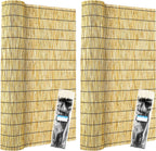 zncmrr reed fencing rolls 2 pcs natural bamboo, main product view