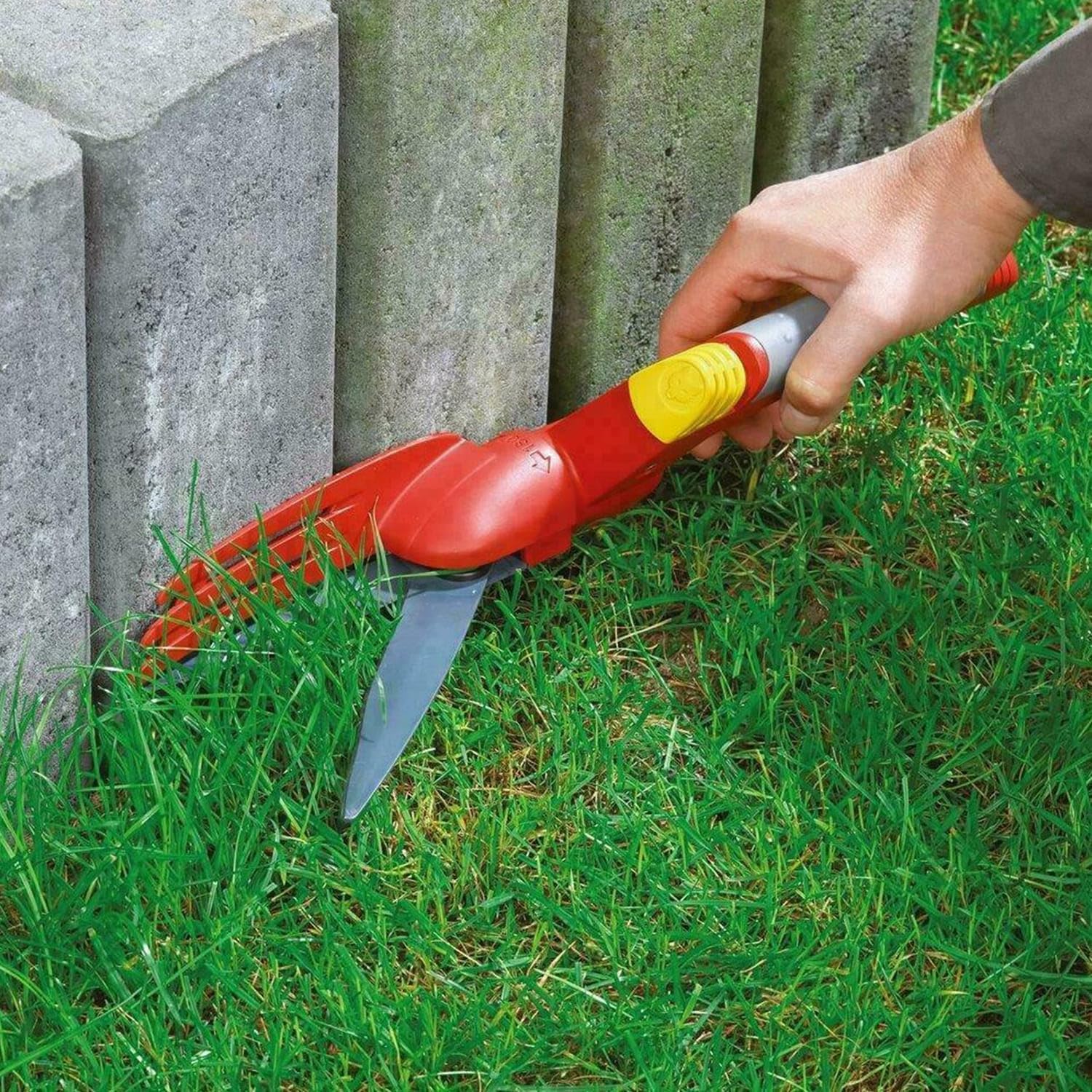 Wolf-Garten RIGC Professional Single Hand Grass Shears, Red, 39.2x2.47x2.5 cm