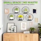 Wall Planters for Indoor Plants,Plant Frames Wall Decor Living Room Plant Stand Hanging Wall Plants Holder to Hold Large Pots Wall Plant Hanger Window Plant Shelves for Outdoor Entryway