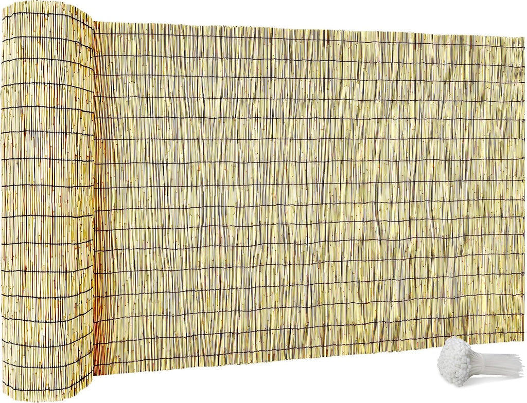 bamboo reed fencing, natural reed fence rolls 3x10ft, main product view