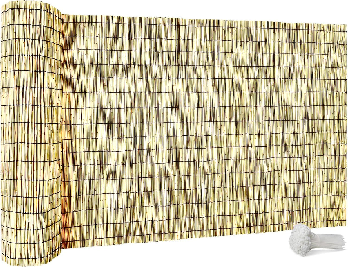 bamboo reed fencing, natural reed fence rolls 3x10ft, main product view