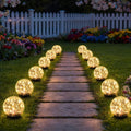 syouhome 12 pack 3.9" solar garden lights outdoor, main product view