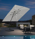 purple leaf cantilever patio umbrella 10' x 10', main product view