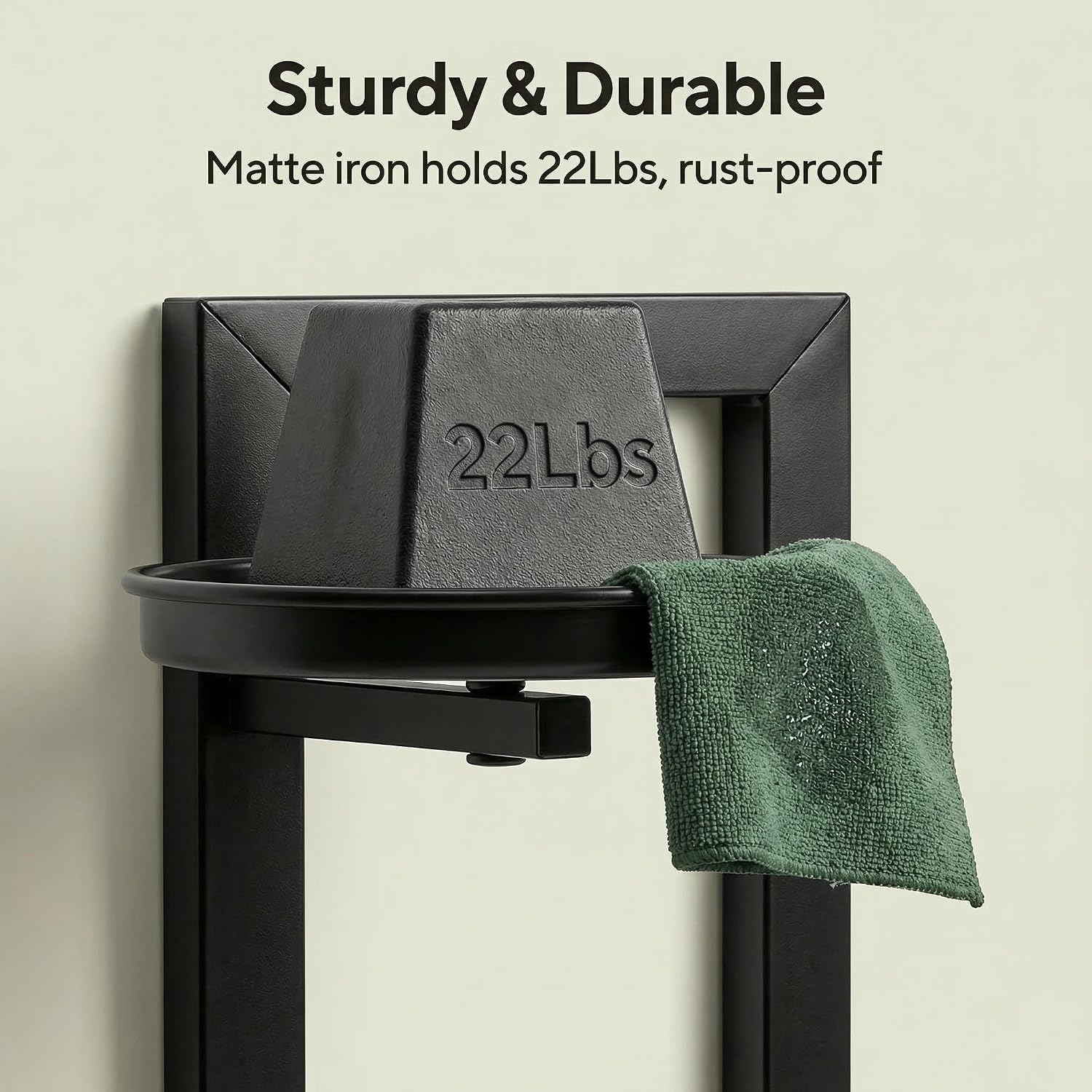 2 Tier Wall Mounted Plant Shelf, Rustproof Iron Hanging Plant Holder, Matte Black Wall Planter Rack Fit 3-5.5 Inch Pots for Home Living Room Balcony Decor 4-Pack