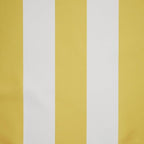 Exclusive Home Canopy Stripe Indoor/Outdoor Grommet Top Curtain Panel, 54"x84", Sunbath / White, Set of 2