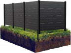 48''w x 45.4''h outdoor privacy screen with 4, main product view