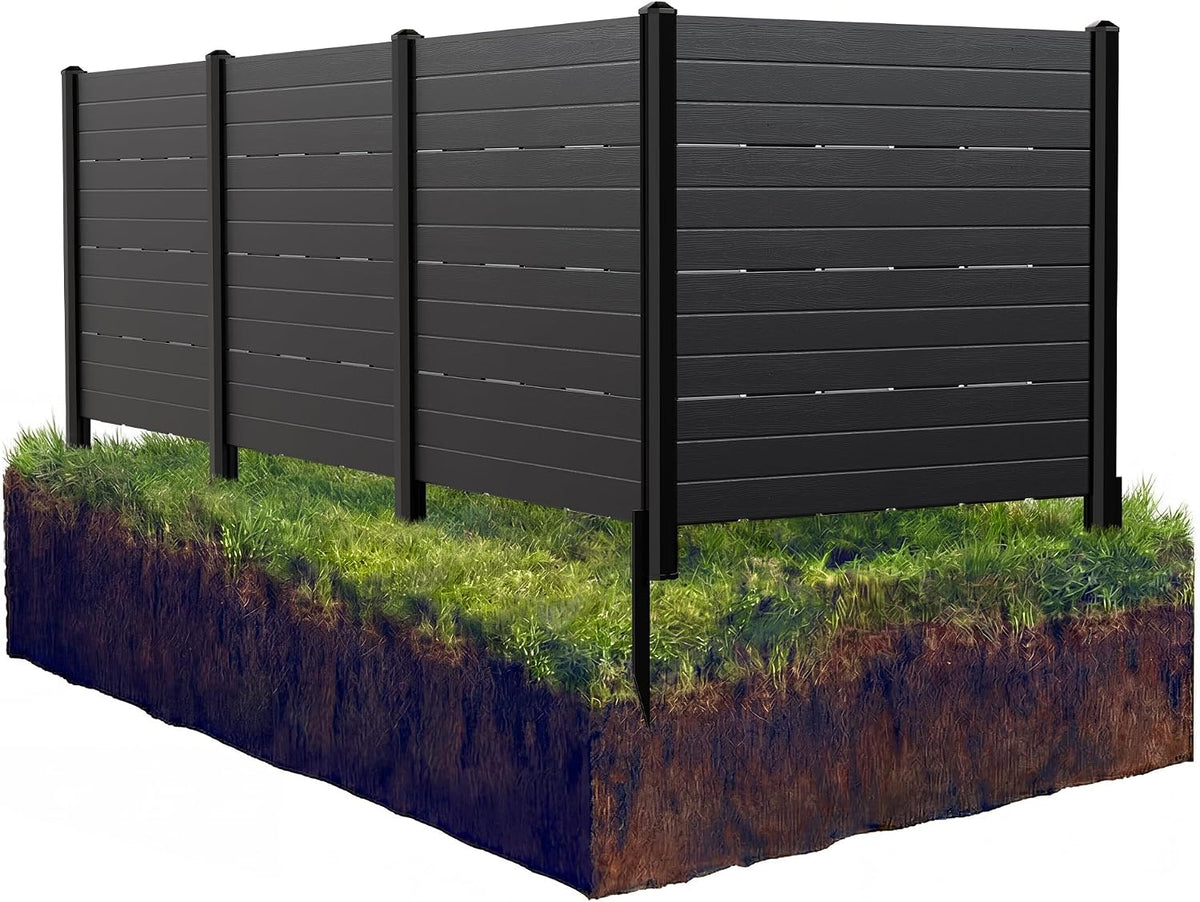 48''w x 45.4''h outdoor privacy screen with 4, main product view