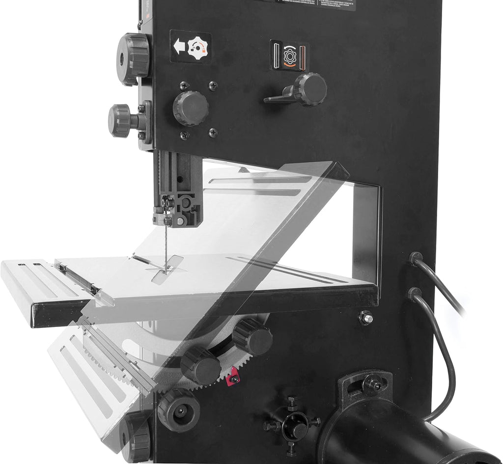 wen 9-inch band saw, 2.8-amp benchtop (ba3959), side view