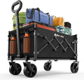 blomoba folding wagon cart with wheels, 220lbs utility, main product view