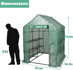 rapone mini greenhouse garden walk-in green house with, side view
