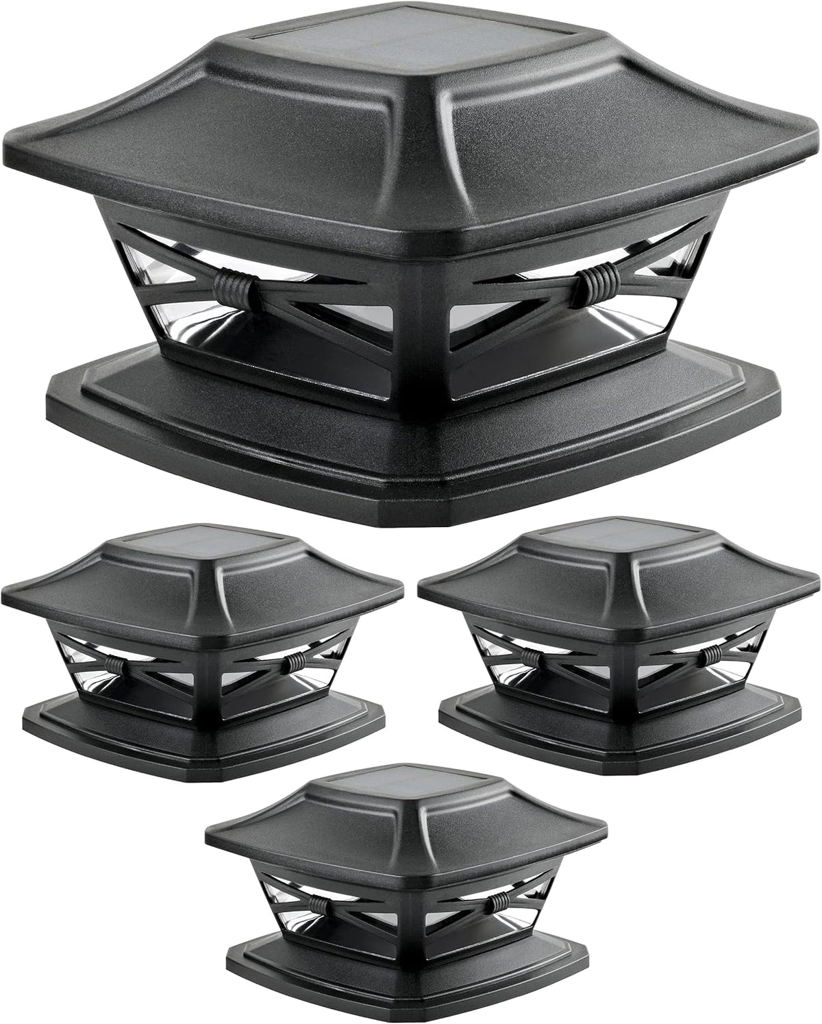 davinci flexfit solar outdoor post cap lights, 4x4, main product view