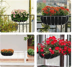 2PCS 36Inch Upgraded Planter Basket Liners Fabric Window Box Liners Felt Trough Planter Liner Black Flower Basket Liner Non-Woven Hanging Plant Liner for Planters Garden Fence - Avoid Bird Nesting