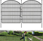 10 panels garden fence animal barrier with lock, main product view