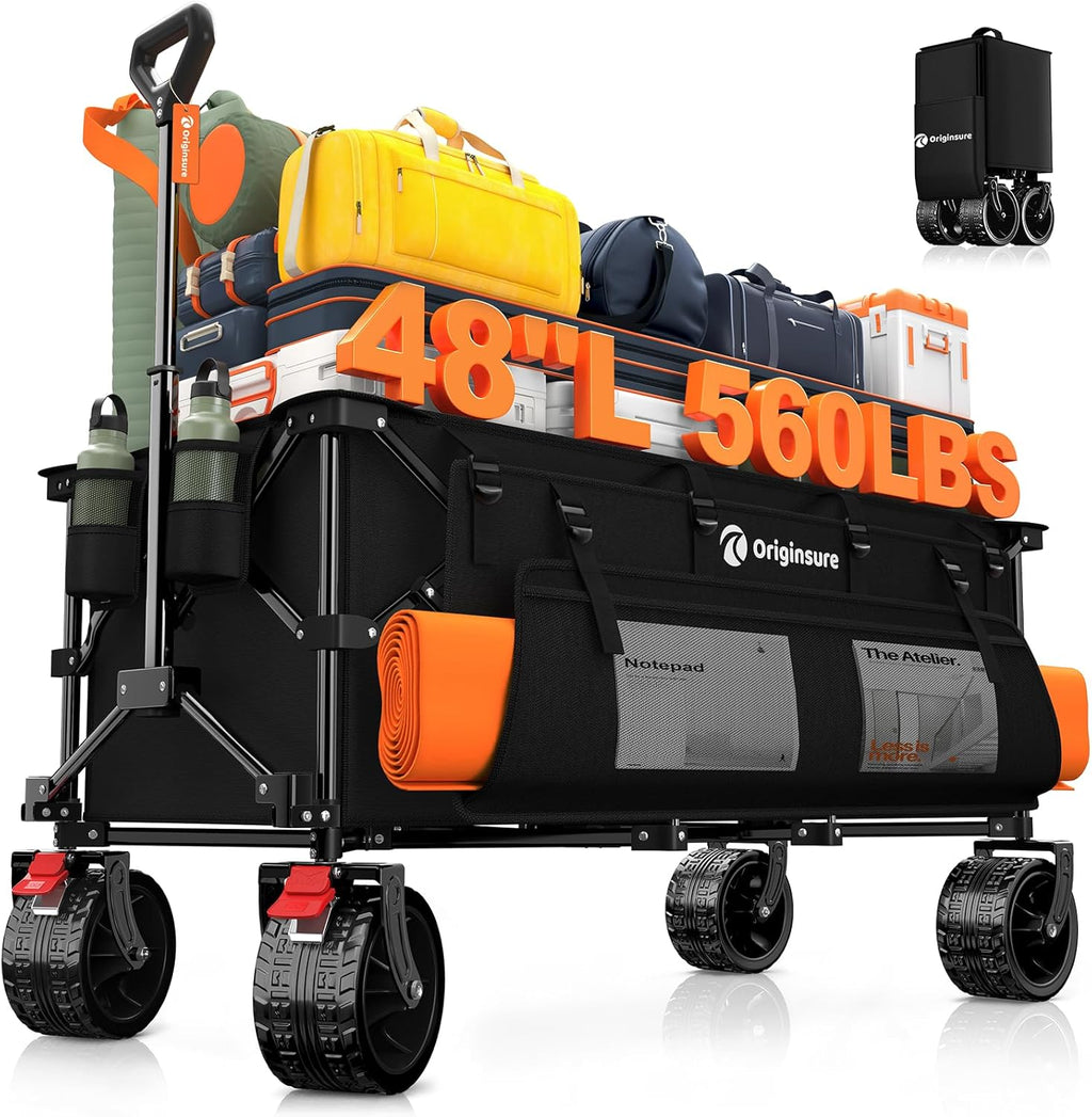 originsure 300l collapsible beach wagon cart with big, main product view