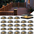 jofios 4x4 solar post cap light 24pack, 2, main product view