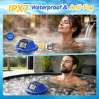 Pool Thermometer Swimming Floating | Digital Water Thermometer Sensor | Solar Powered | Easy Read | Anti-Fog, for Hot Tub, Spa & Ice Bath