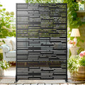 72" h×47" w metal privacy screen outdoor privacy, main product view