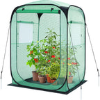 ohuhu pop up greenhouse for outdoors, portable walk-in, main product view