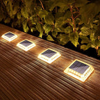 lacasa solar deck lights, 4 pack 30lm led, main product view